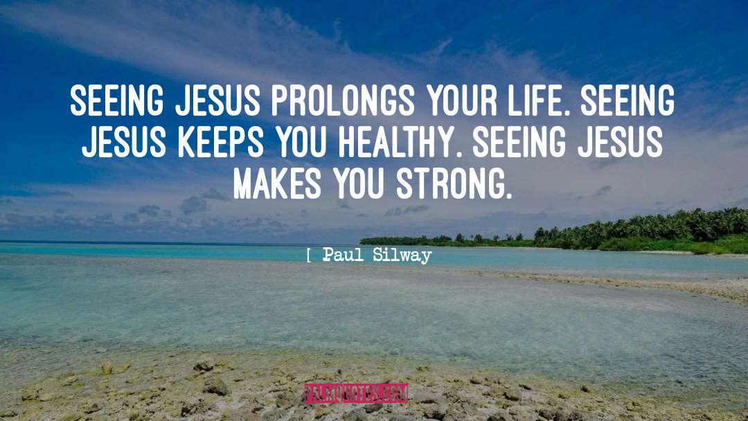 Seeing Jesus quotes by Paul Silway