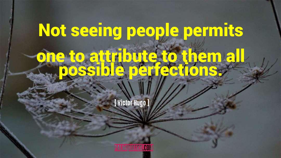 Seeing People quotes by Victor Hugo