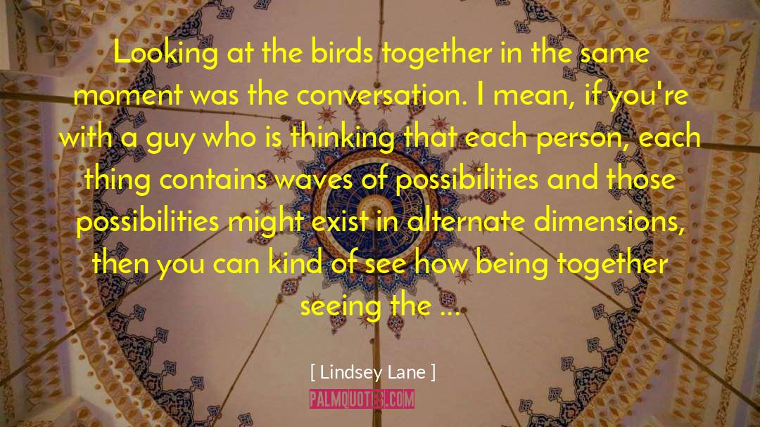 Seeing Phenomena quotes by Lindsey Lane