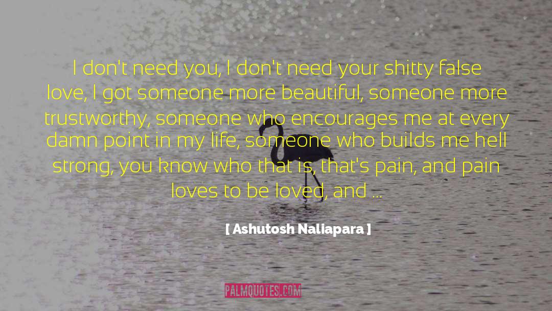 Seeing Someone You Love In Pain quotes by Ashutosh Naliapara