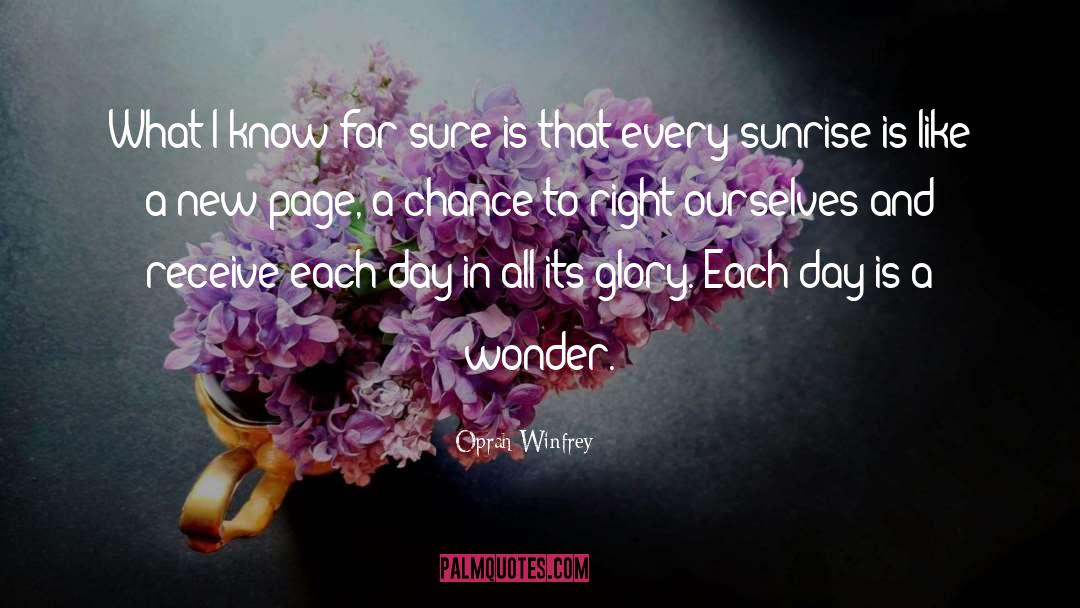 Seeing Sunrise quotes by Oprah Winfrey
