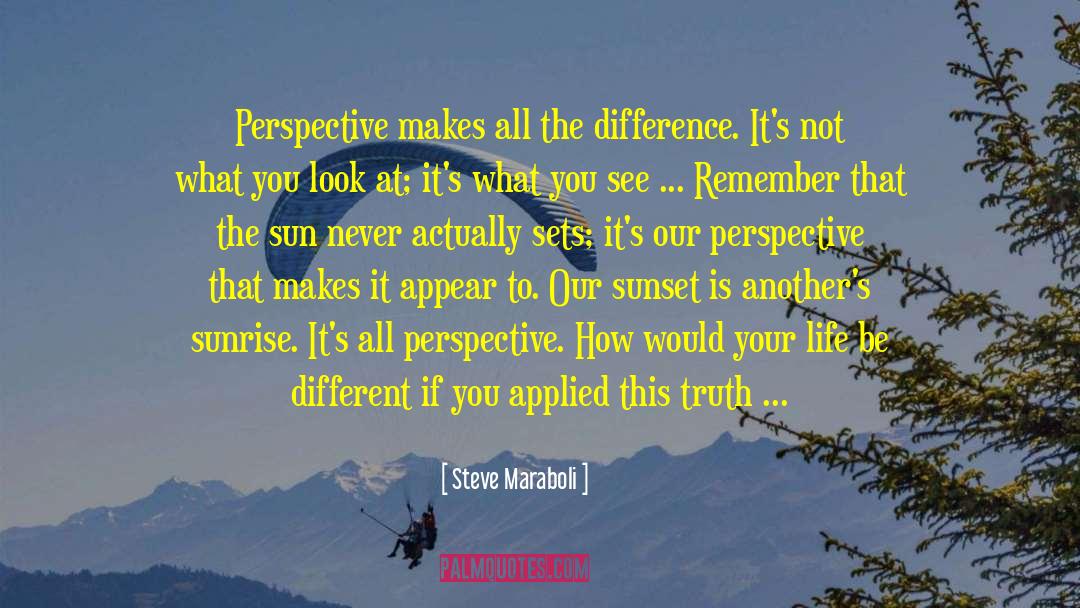 Seeing Sunrise quotes by Steve Maraboli