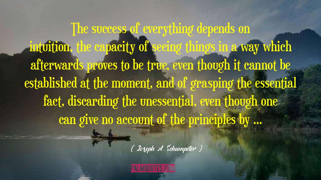 Seeing Things quotes by Joseph A. Schumpeter