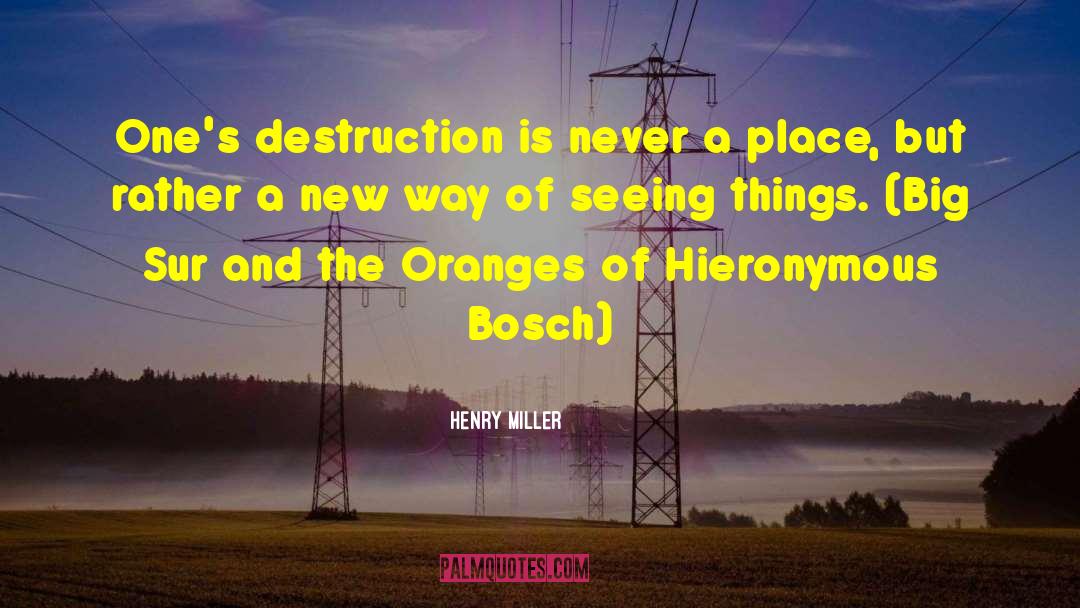 Seeing Things quotes by Henry Miller