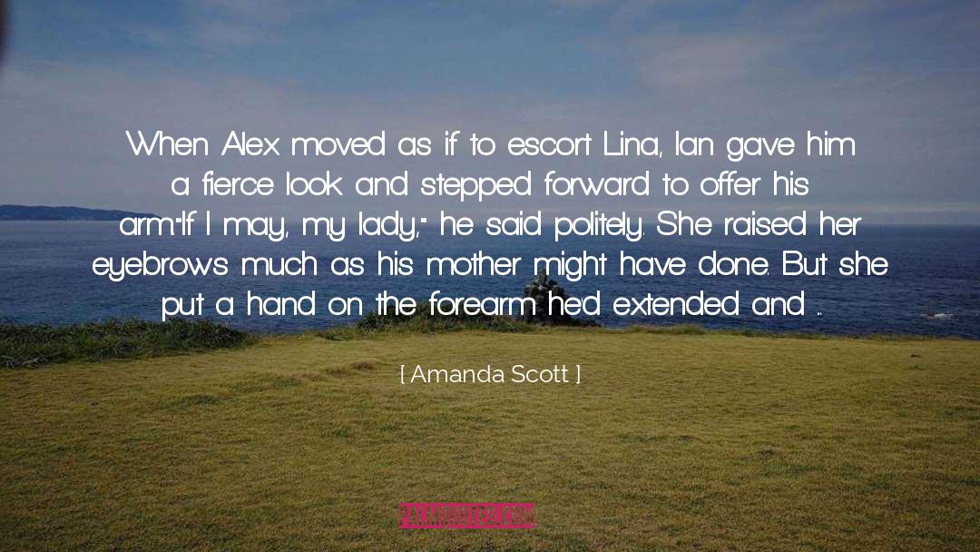 Seek Discomfort quotes by Amanda Scott