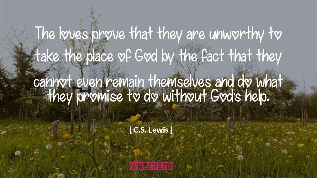 Seek God S Help quotes by C.S. Lewis