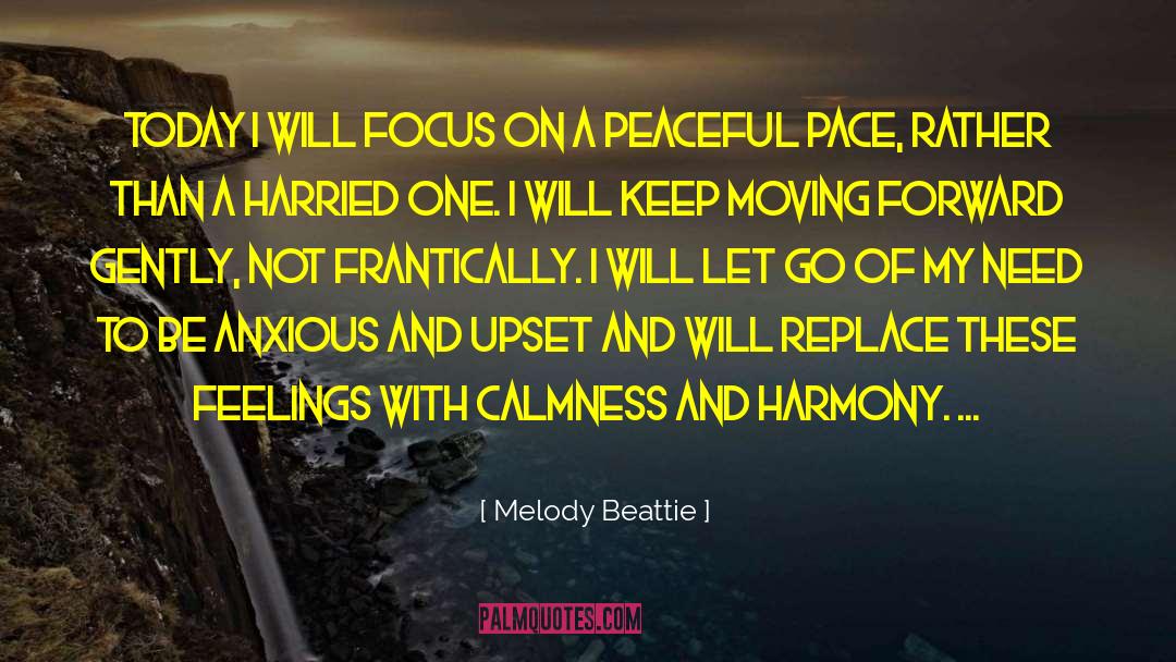Seek Harmony quotes by Melody Beattie
