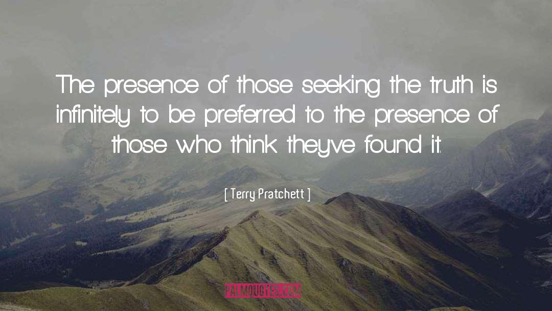 Seeking Truth quotes by Terry Pratchett