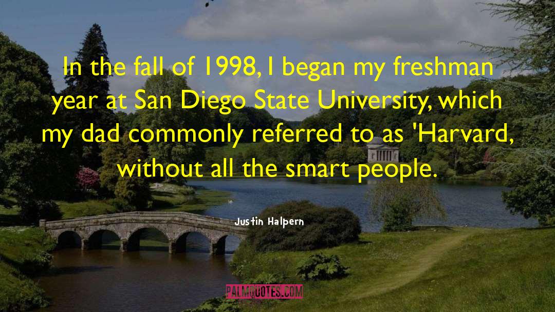 Seeliger San Diego quotes by Justin Halpern