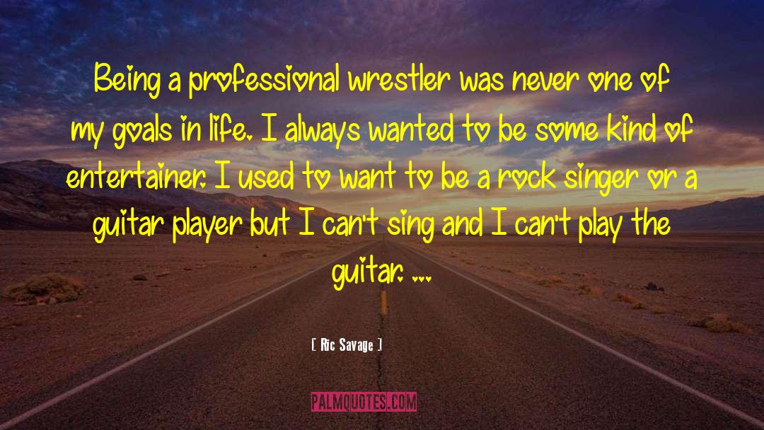 Segawa Wrestler quotes by Ric Savage