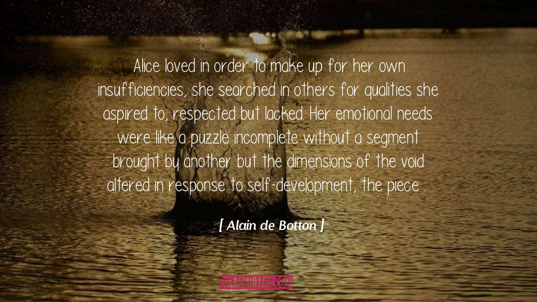 Segment quotes by Alain De Botton