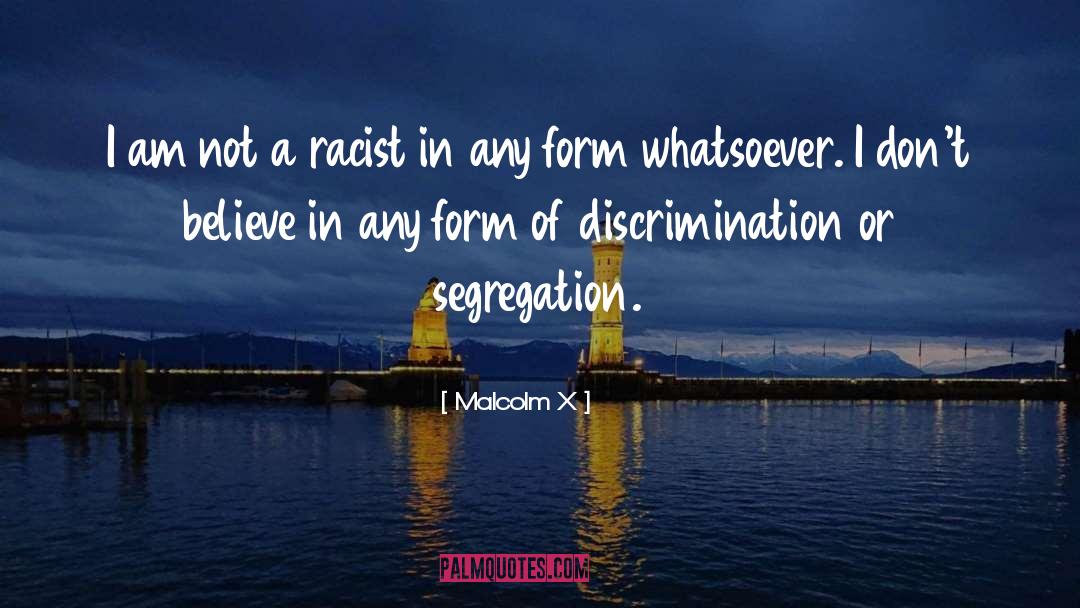 Segregation quotes by Malcolm X