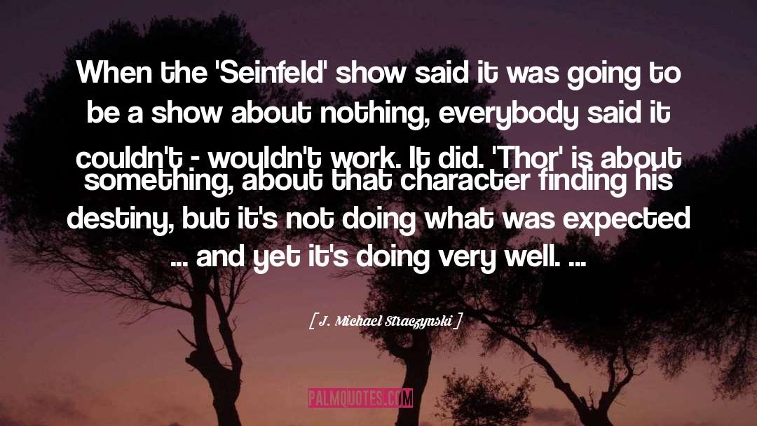 Seinfeld Peterman quotes by J. Michael Straczynski