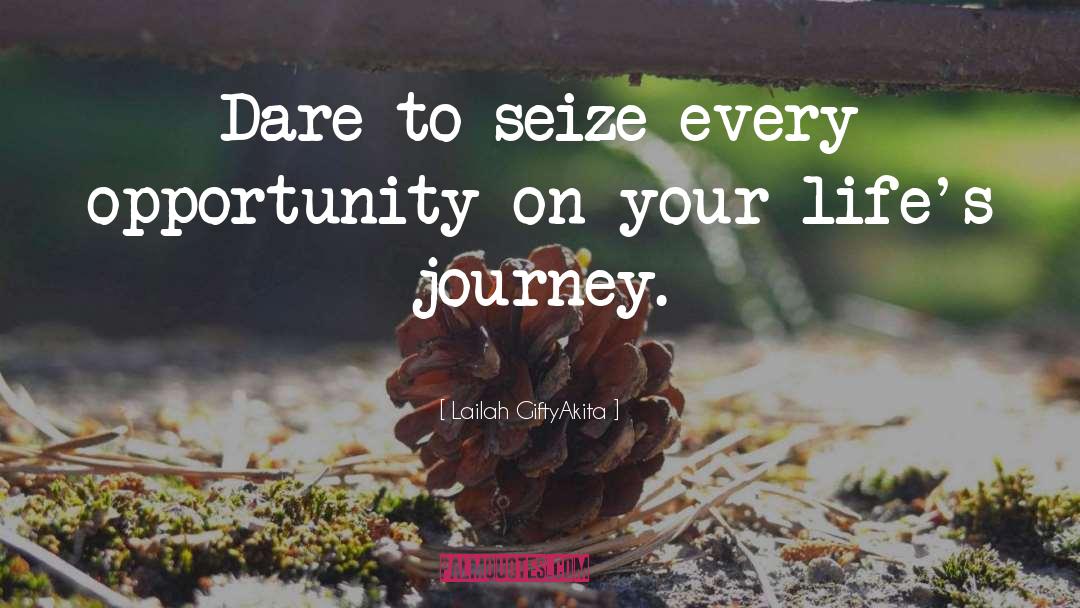 Seize Every Opportunity quotes by Lailah GiftyAkita