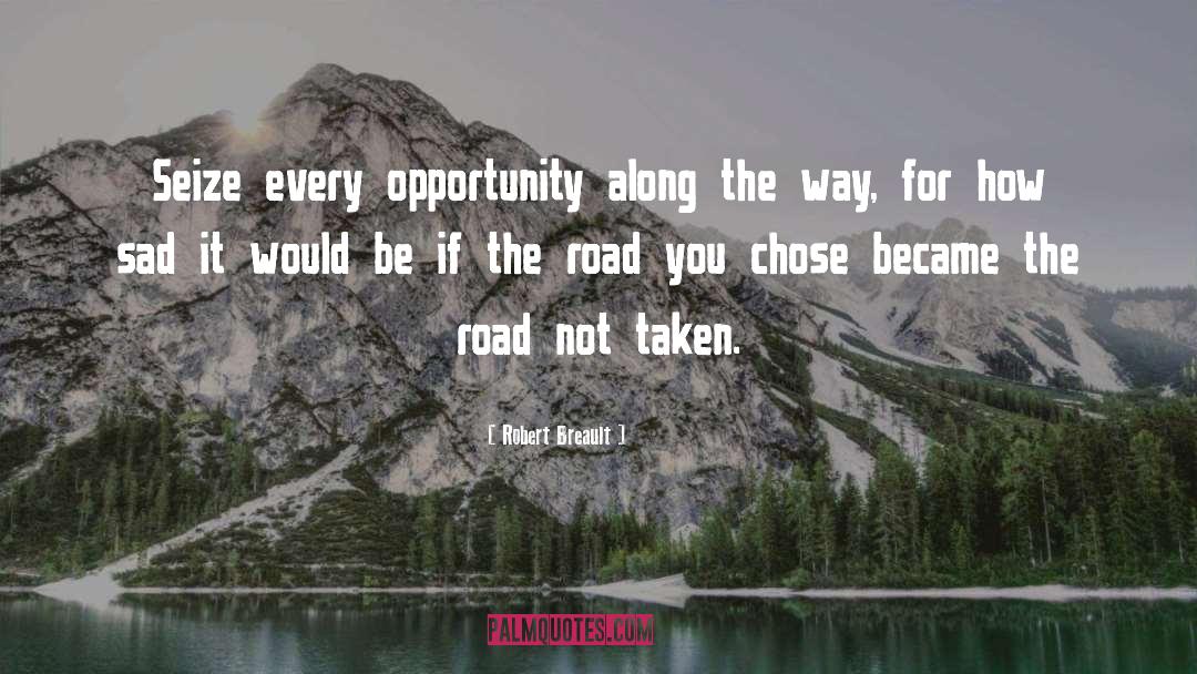 Seize Every Opportunity quotes by Robert Breault