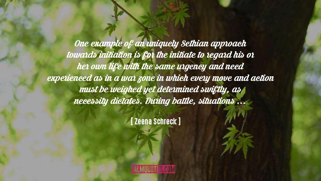 Seize Every Opportunity quotes by Zeena Schreck