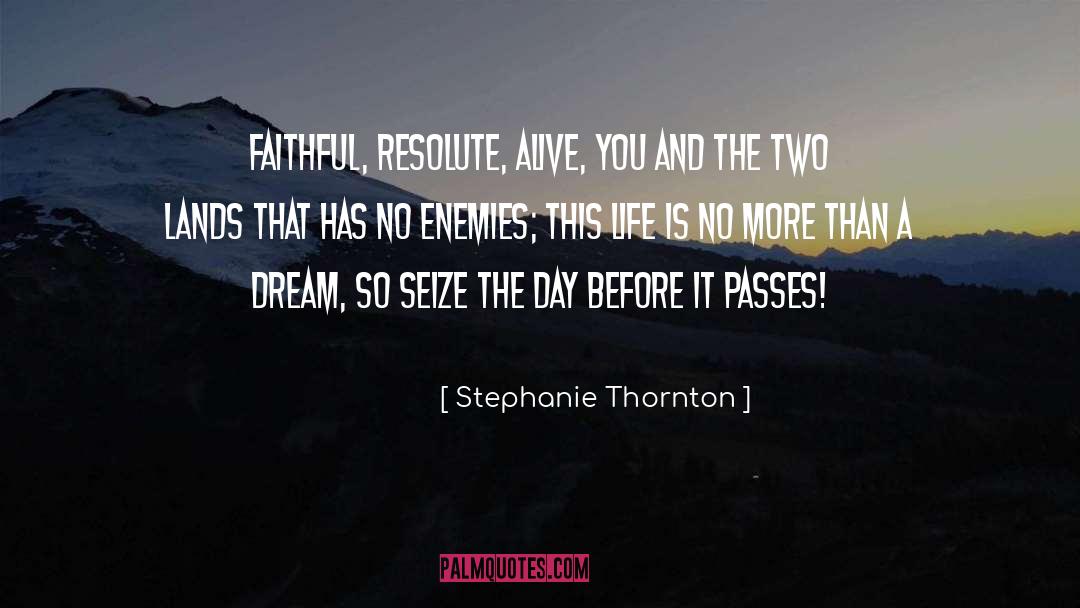 Seize The Day quotes by Stephanie Thornton