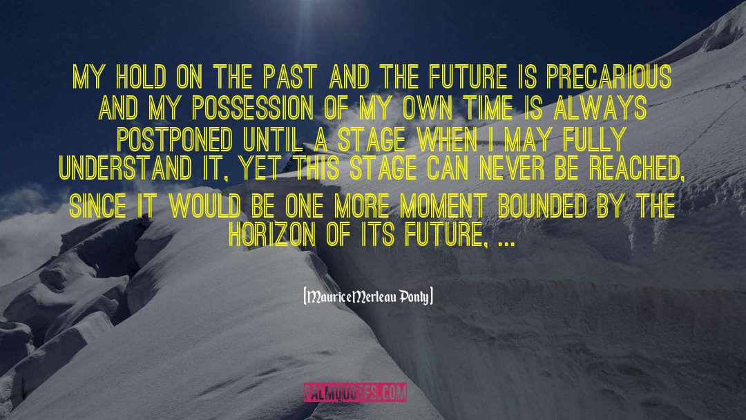 Seize This Moment quotes by Maurice Merleau Ponty