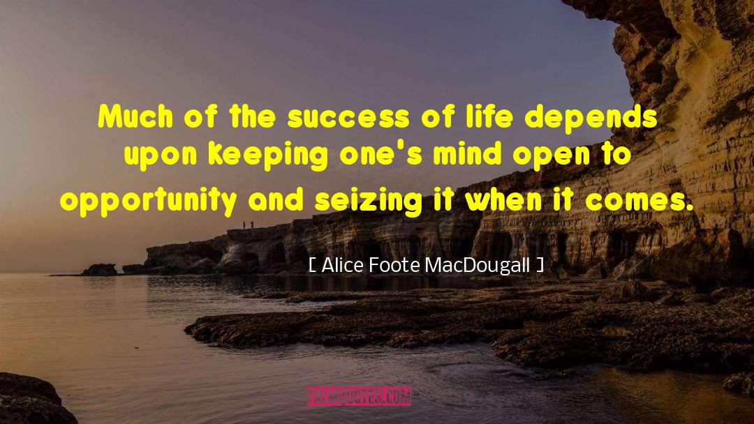 Seizing quotes by Alice Foote MacDougall