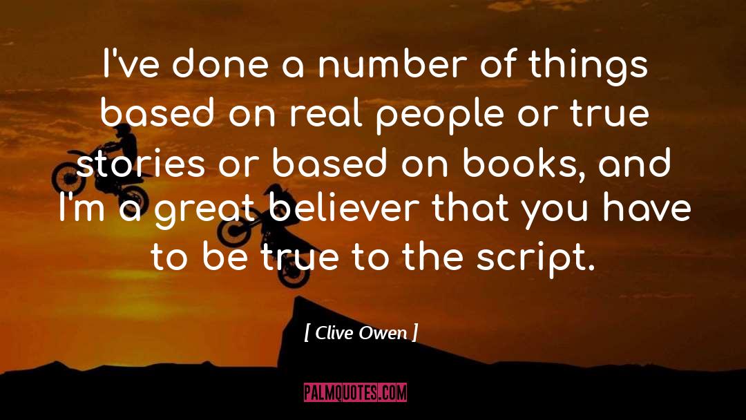 Selected Stories quotes by Clive Owen