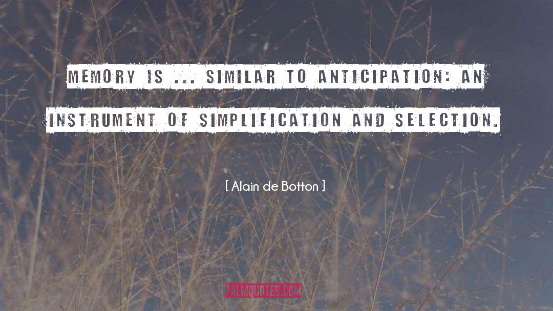 Selection quotes by Alain De Botton