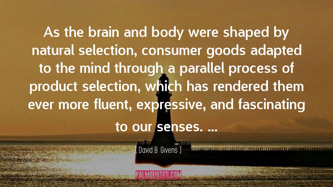 Selection Theories quotes by David B. Givens