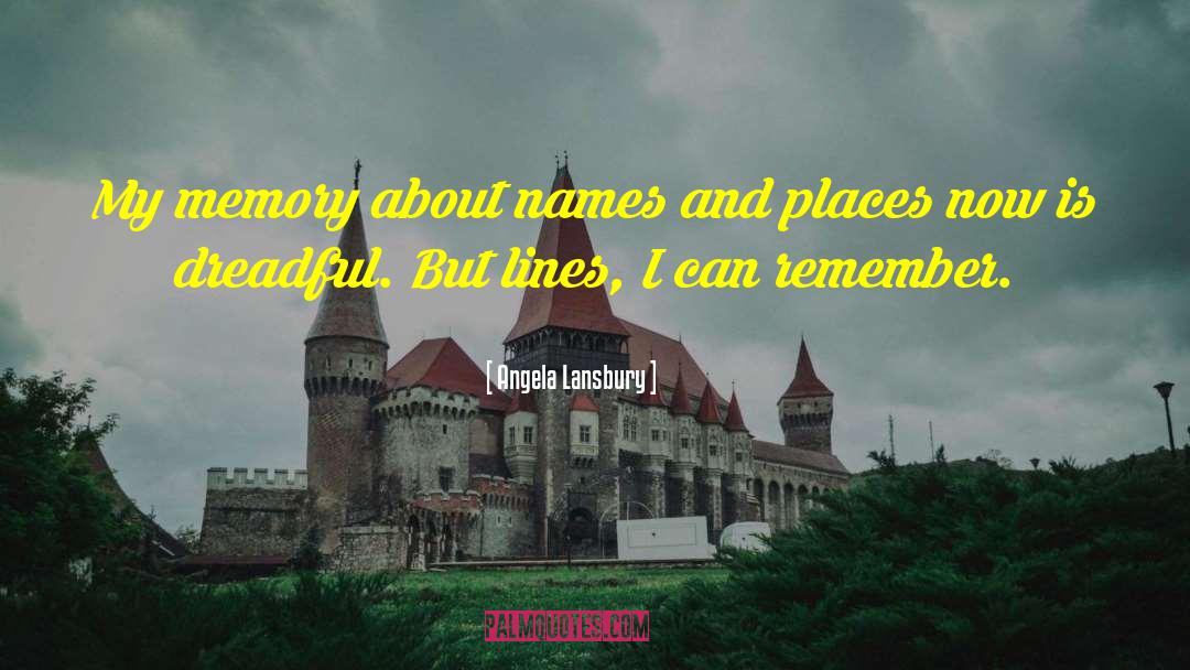 Selective Memory quotes by Angela Lansbury