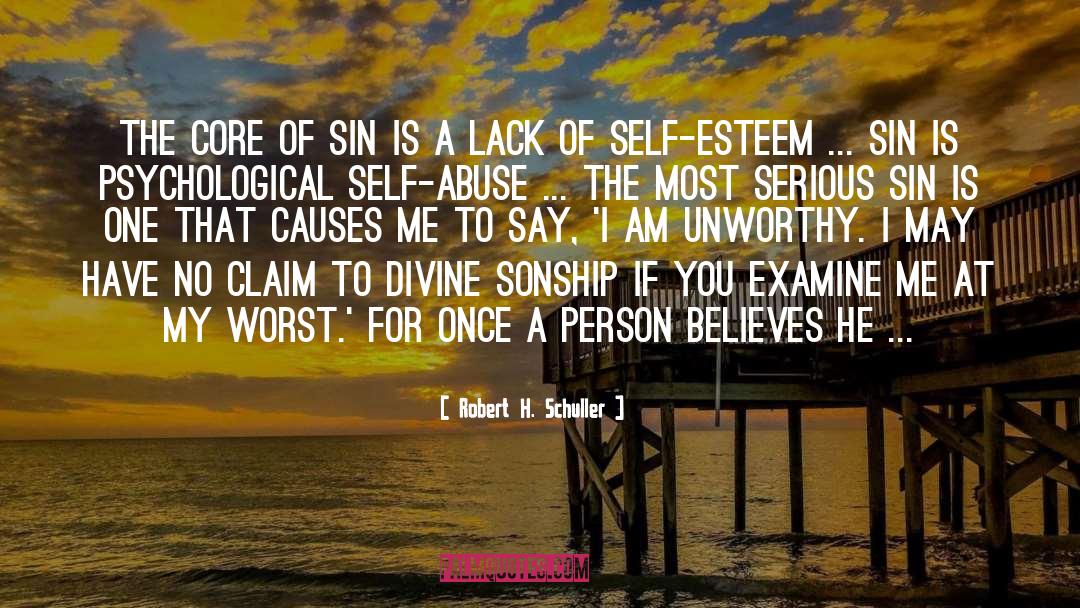 Self Abuse quotes by Robert H. Schuller