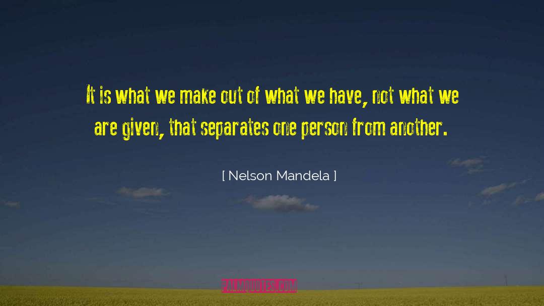 Self Actualization quotes by Nelson Mandela