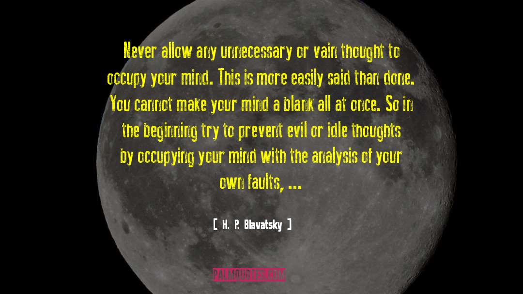 Self Analysis quotes by H. P. Blavatsky