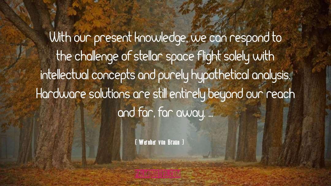 Self Analysis quotes by Wernher Von Braun