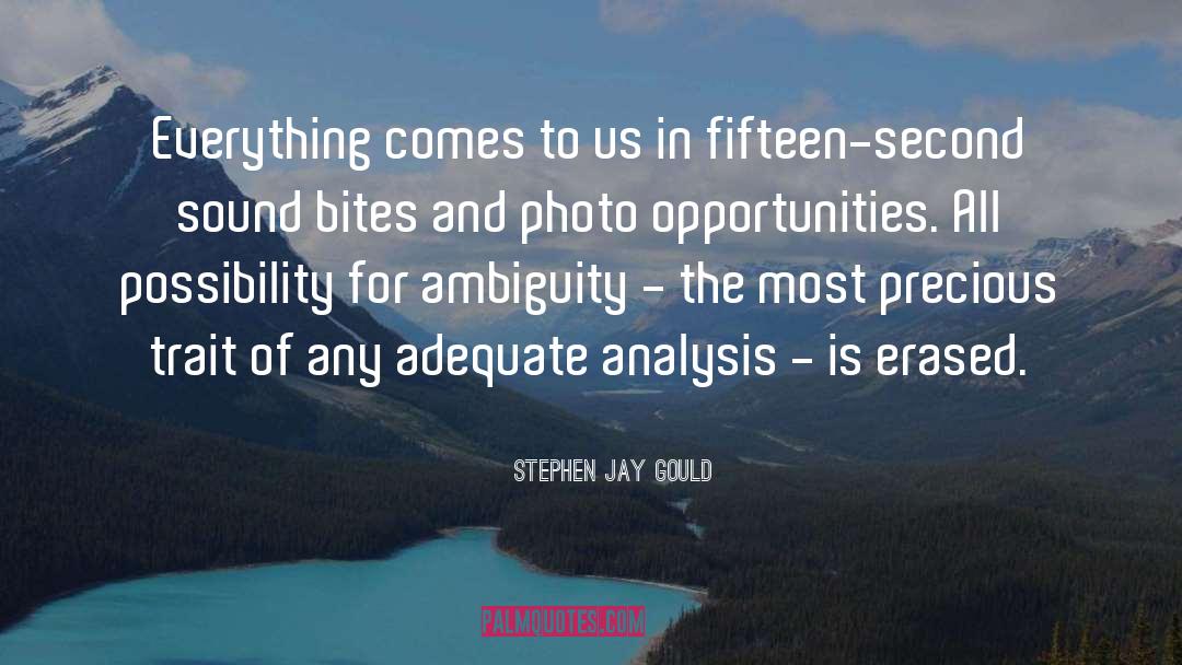 Self Analysis quotes by Stephen Jay Gould