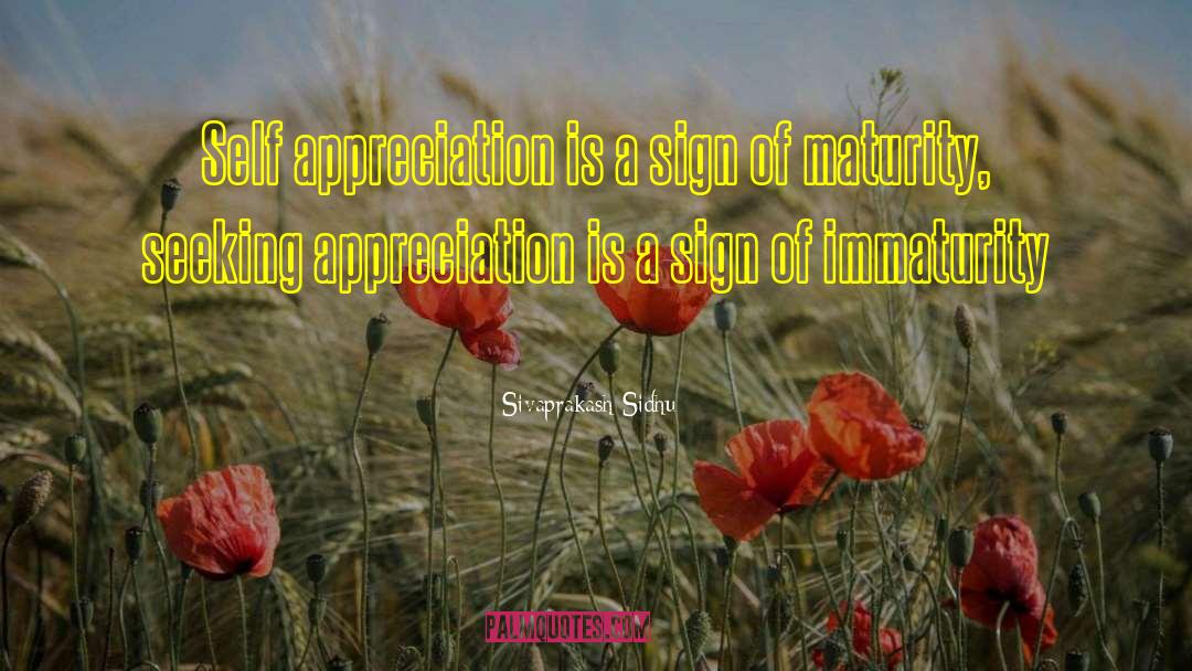 Self Appreciation quotes by Sivaprakash Sidhu