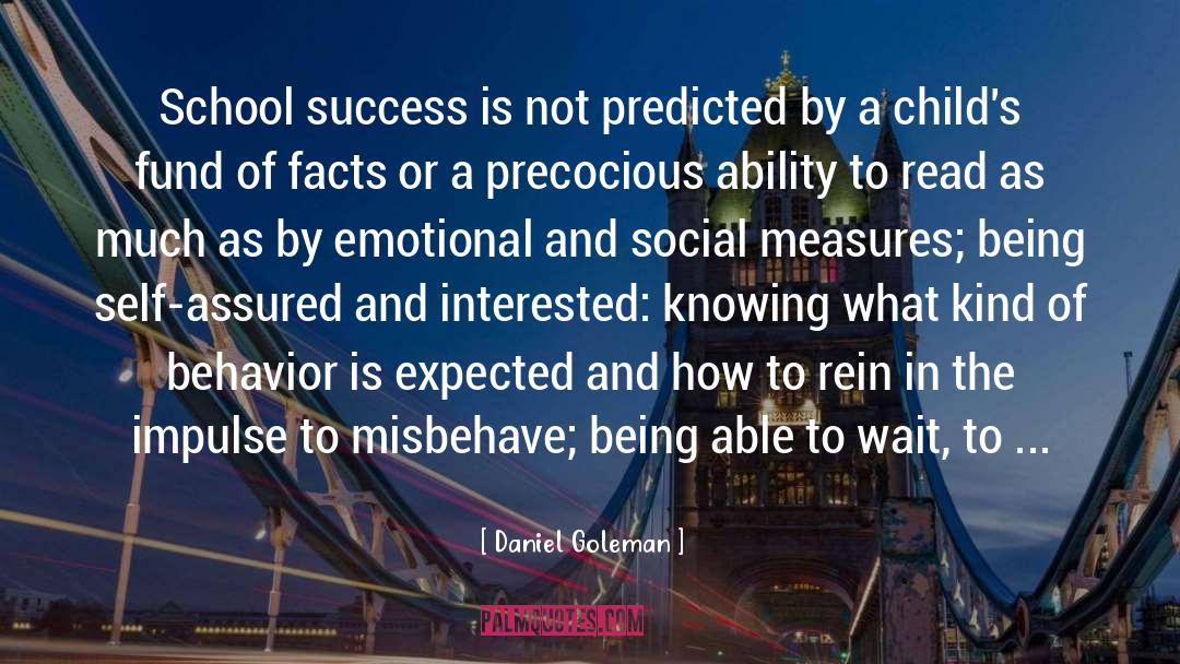 Self Assured quotes by Daniel Goleman