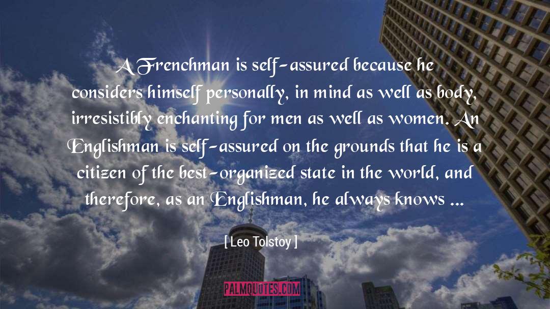 Self Assured quotes by Leo Tolstoy