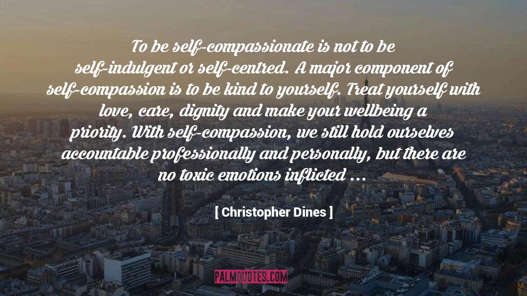 Self Centred quotes by Christopher Dines