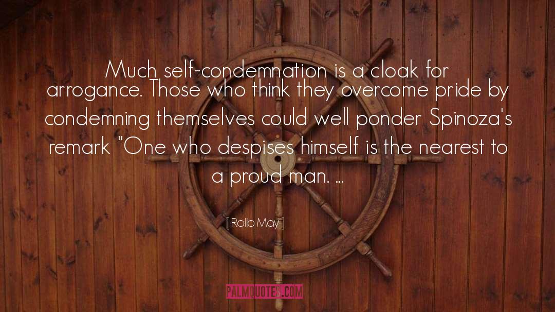 Self Condemnation quotes by Rollo May