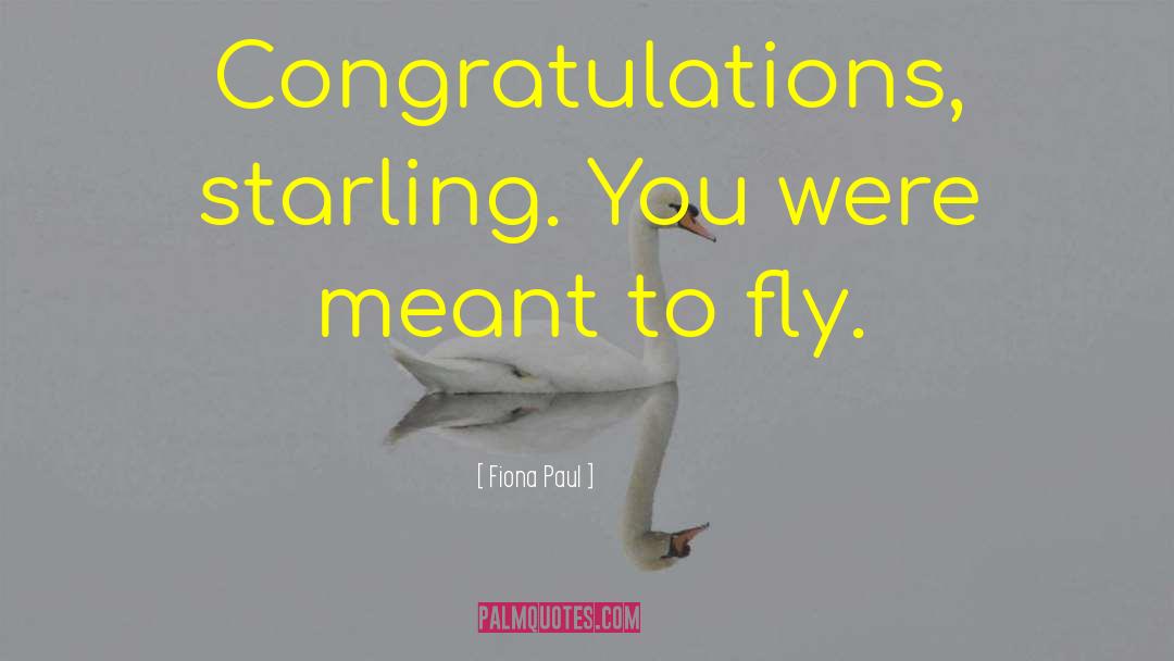 Self Congratulations quotes by Fiona Paul