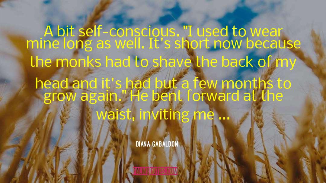 Self Conscious quotes by Diana Gabaldon