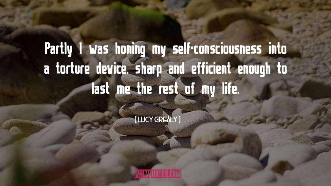 Self Consciousness quotes by Lucy Grealy