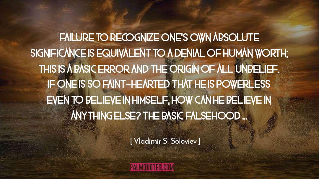 Self Consciousness quotes by Vladimir S. Soloviev