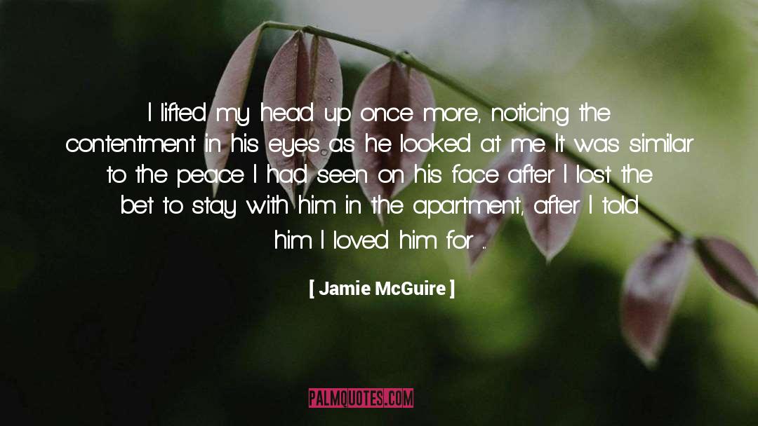 Self Contentment quotes by Jamie McGuire