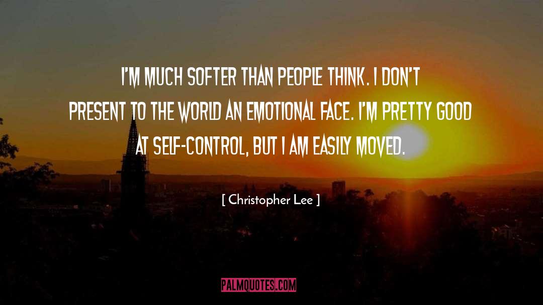 Self Control quotes by Christopher Lee