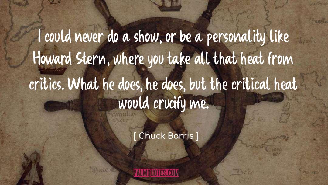Self Critical quotes by Chuck Barris
