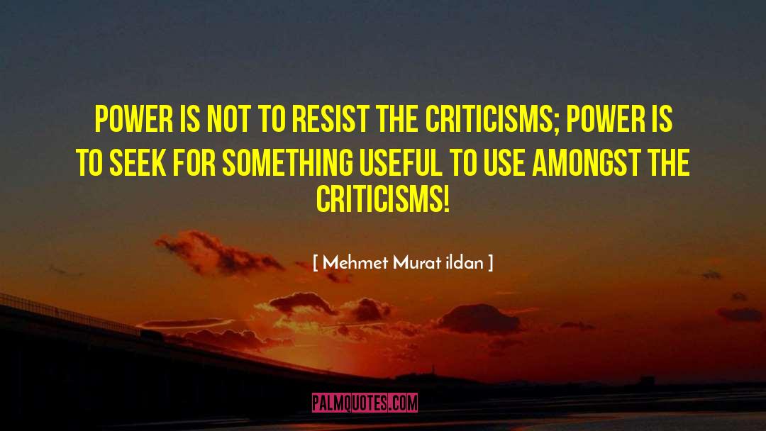 Self Criticism quotes by Mehmet Murat Ildan