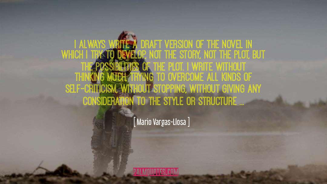 Self Criticism quotes by Mario Vargas-Llosa