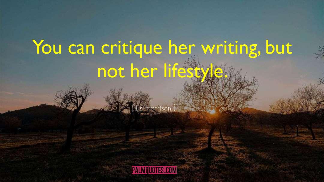 Self Critique quotes by Lisi Harrison