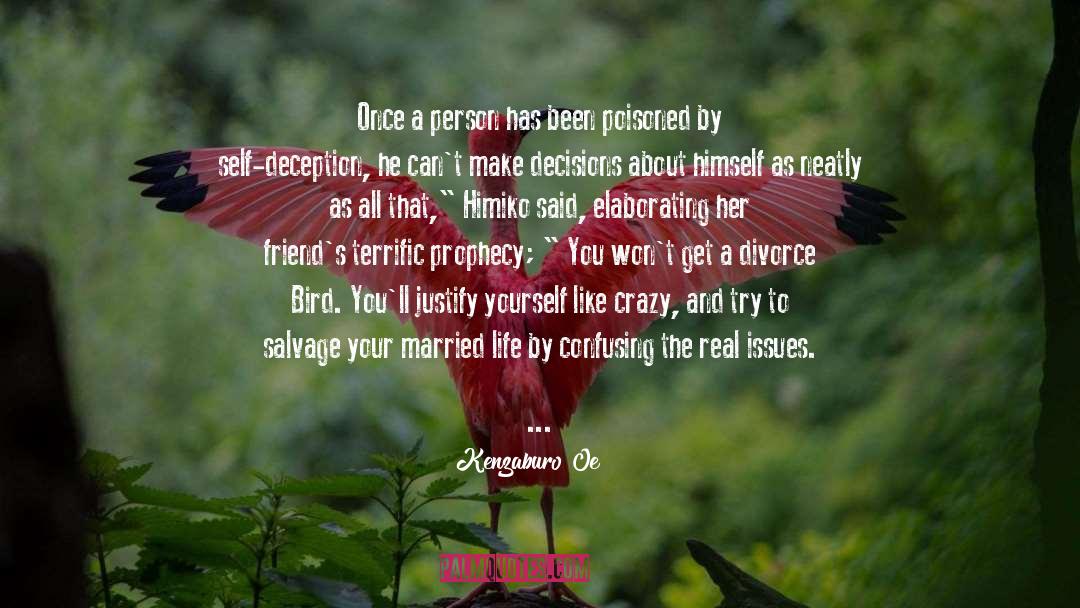 Self Deception quotes by Kenzaburo Oe