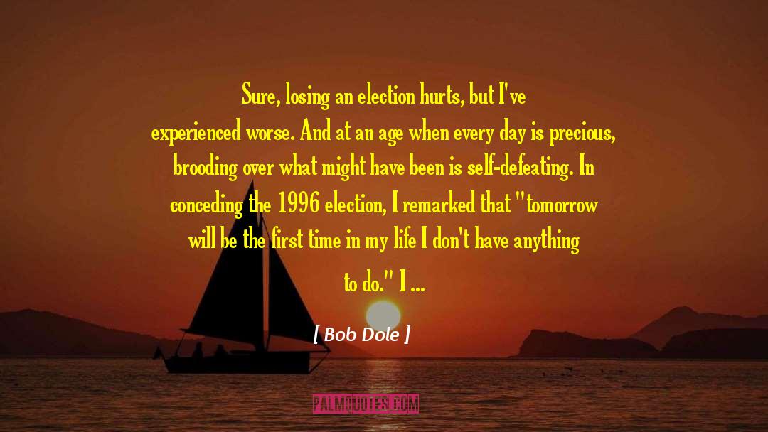 Self Defeating Attitude quotes by Bob Dole