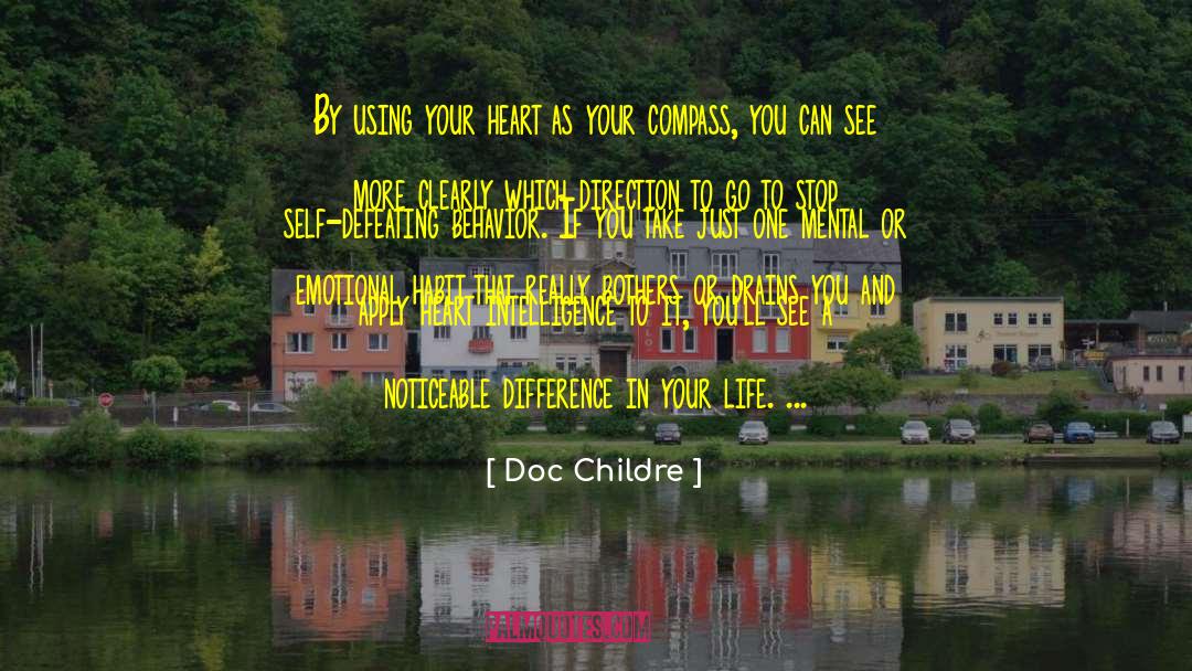 Self Defeating Behavior quotes by Doc Childre